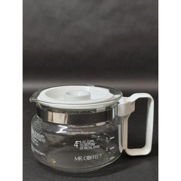Mr. Coffee 4 Cup Glass Coffee Pot Decanter Model ND-4 Replacement Pre-Owned Repl - Picture 3 of 8